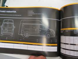 Opel Vivaro 2016 -myyntiesite / sales brochure