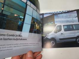 Opel Movano 2015 -myyntiesite / sales brochure