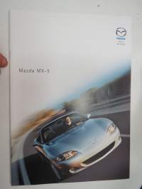 Mazda MX-5 2001 -myyntiesite / sales brochure