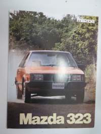 Mazda 323 1981 -myyntiesite / sales brochure