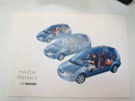 Mazda Premacy 1999 -myyntiesite / sales brochure
