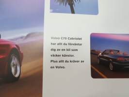 Volvo C70 2000 -myyntiesite / sales brochure