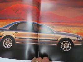 Volvo S80 2001 -myyntiesite / sales brochure