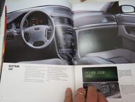 Volvo S80 2001 -myyntiesite / sales brochure