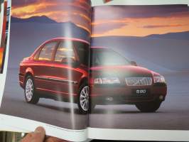 Volvo S80 2001 -myyntiesite / sales brochure