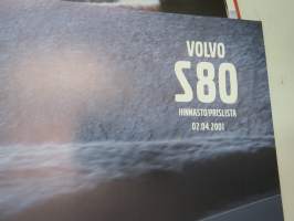 Volvo S80 2001 -myyntiesite / sales brochure