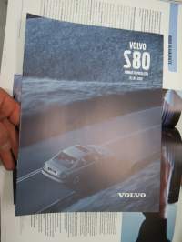 Volvo S80 2001 -myyntiesite / sales brochure