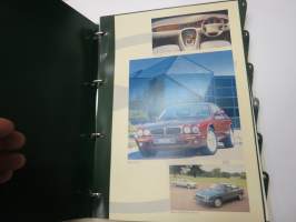 Jaguar XJ Series V8 - Press information 9.9.1997 -pressi- ja lanseerauskansio uudelle mallille, mukana 12 kpl pressikuvia