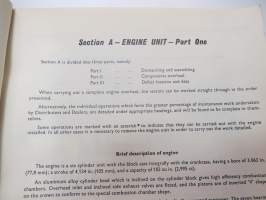 Rover 3 Litre Workshop Manual -korjaamokäsikirja