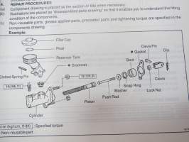 Toyota Camry ACV3_ series / MCV30 series, Aug. 2001 Repair Manual Volume 1 -korjaamokäsikirja, 1. osa