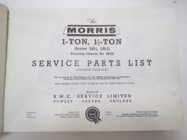 Morris 1-ton, 1 1/2-ton series LD1 and LD2 Service Parts List -varaosaluettelo