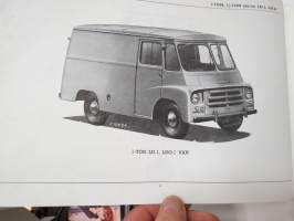Morris 1-ton, 1 1/2-ton series LD1 and LD2 Service Parts List -varaosaluettelo