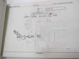 Morris 1-ton, 1 1/2-ton series LD1 and LD2 Service Parts List -varaosaluettelo