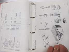 Wolseley Fifteen Hundred 1500 Service Parts List -varaosaluettelo