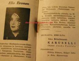 Tampereen teatteri   1951-52