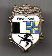 Pontresina - lukkoneulamerkki  rintamerkki