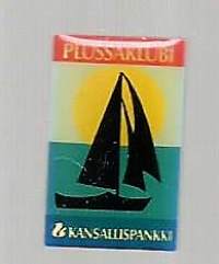 Kansallispankki Plussakubi - pinssi rintamerkki