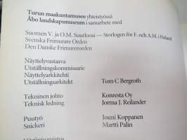 Kultaa ja taivaansinistä - I guld och himmelsbått -Turun Maakuntamuseo näyttelyesite nr 15, näyttelykirja, vapaamuurarihistoriaa -exhibition publication / catalog