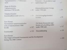 Kultaa ja taivaansinistä - I guld och himmelsbått -Turun Maakuntamuseo näyttelyesite nr 15, näyttelykirja, vapaamuurarihistoriaa -exhibition publication / catalog