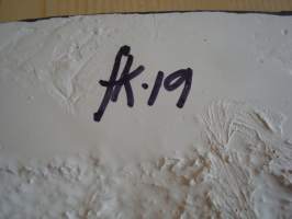 Neil Armstrong &quot;jalanjälki kuussa&quot;, Apollo 11, kuulennolla vuonna 1969, koko 23 cm x 36 cm, taiteilijan signeeraama taideteos. Hieno esim. lahjaksi.