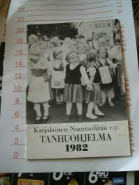 karjalainen nuorisoliitto r,y.tanhuohjelma 1982