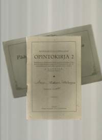 Kansakouluoppilaan opintokirja  - Mellilän Asemanseudun kansakoulu todistus koulutodistus 1923