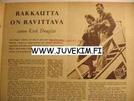 Seura 1957 nr 18, ilmalaiva Hindenburgin tuho, Haitari Janne, Kirk Douglas, Kallankarin hylkimiehet