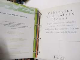 Citroën - Mondial de L´automobile 2002 binder, in english -englanninkielinen mallistoesittelykansio vuoden 2002 autonäyttelyyn