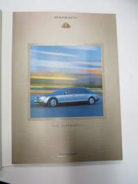Maybach 57, 62 - The Automobiles - October 2002 -esittely- / lanseerauskansio pressikuvineen ym. -press kit