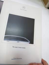 Mercedes-Benz The C-Class Sports Coupé - The New C-Klasse estate 2001 -lanseerauskansio / pressikansio - Press release kit