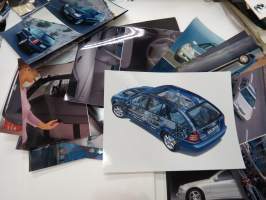 Mercedes-Benz The C-Class Sports Coupé - The New C-Klasse estate 2001 -lanseerauskansio / pressikansio - Press release kit