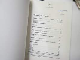 Mercedes-Benz The C-Class Sports Coupé - The New C-Klasse estate 2001 -lanseerauskansio / pressikansio - Press release kit