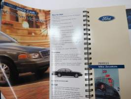 Ford - Lincoln - Mercury 2003 Product Information USA-models -mallistoesittely, lanseerauskansio / pressikansio - Press release kit