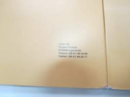 Audi S4, S4 Avant 1998 -mallistoesittely, lanseerauskansio / pressikansio - Press release kit