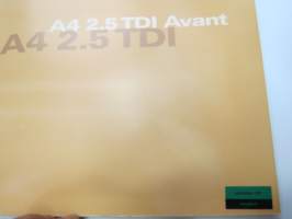 Audi S4, S4 Avant 1998 -mallistoesittely, lanseerauskansio / pressikansio - Press release kit