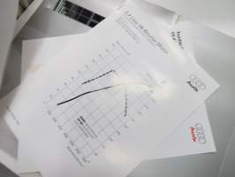 Audi S4, S4 Avant 1998 -mallistoesittely, lanseerauskansio / pressikansio - Press release kit