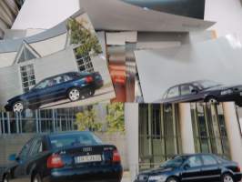 Audi S4, S4 Avant 1998 -mallistoesittely, lanseerauskansio / pressikansio - Press release kit