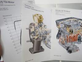 Audi S4, S4 Avant 1998 -mallistoesittely, lanseerauskansio / pressikansio - Press release kit