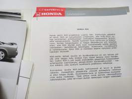 Honda NSX -mallistoesittely, lanseerauskansio / pressikansio - Press release kit