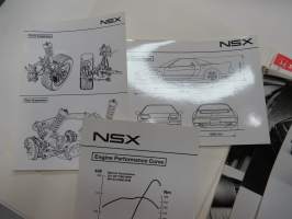 Honda NSX -mallistoesittely, lanseerauskansio / pressikansio - Press release kit