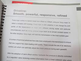 Honda Legend 1996 -mallistoesittely, lanseerauskansio / pressikansio - Press release kit