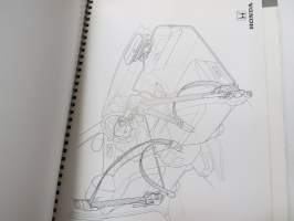 Honda Legend 1996 -mallistoesittely, lanseerauskansio / pressikansio - Press release kit