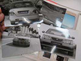 Honda Legend 1996 -mallistoesittely, lanseerauskansio / pressikansio - Press release kit