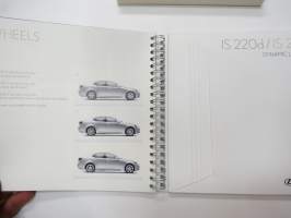 Lexus IS 220d / IS 250 -mallistoesittely, lanseerauskansio / pressikansio - Press release kit