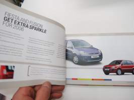 Ford Fiesta, Fusion 2006 -lanseeraus -mallistoesittelykansio / press release binder