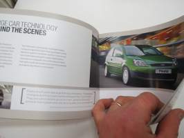 Ford Fiesta, Fusion 2006 -lanseeraus -mallistoesittelykansio / press release binder