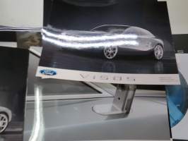 Ford Visos konseptiauto -lanseeraus -mallistoesittelykansio / press release binder