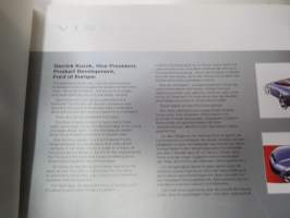 Ford Visos konseptiauto -lanseeraus -mallistoesittelykansio / press release binder