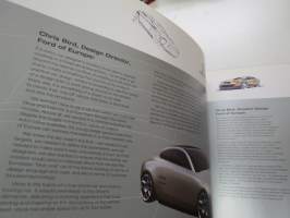Ford Visos konseptiauto -lanseeraus -mallistoesittelykansio / press release binder