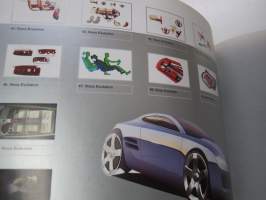 Ford Visos konseptiauto -lanseeraus -mallistoesittelykansio / press release binder